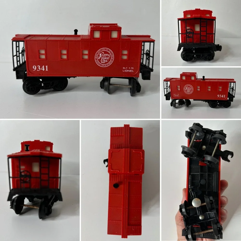 Vintage 1981 Lionel 8902 Train Lot 5 Cars O Gauge Transformer Paperwork Untested
